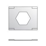 Inch Tube and Hose Clamps - Locking Plate